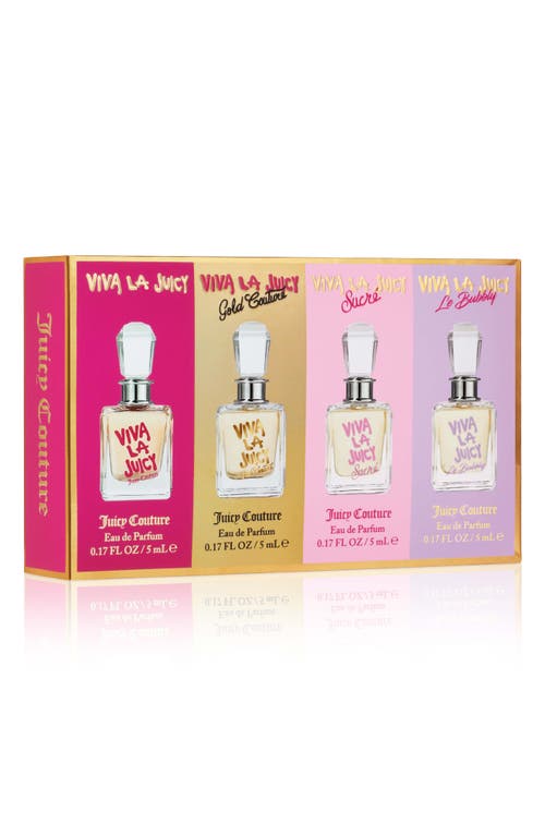 Juicy Couture Viva La Juicy Eau De Parfum 4-piece Discovery Set In Transparent