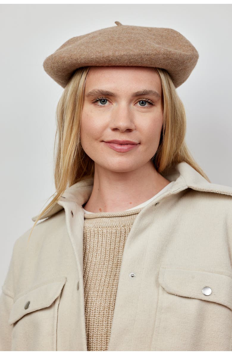 Hat Attack Classic Beret, Alternate, color, Taupe