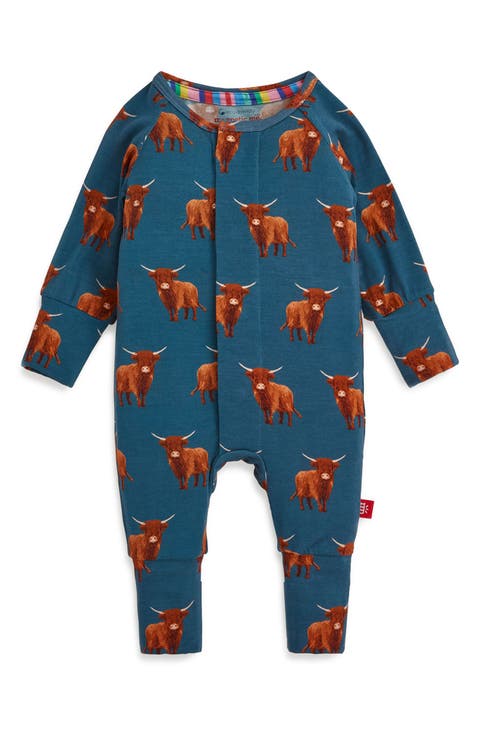 Word To Your Herd Convertible Romper (Baby)