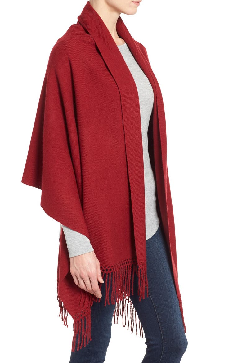 Cashmere Wrap, Alternate, color, RED CINDER