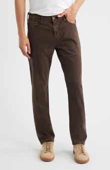 Everett Stretch Sateen Slim Straight Pants