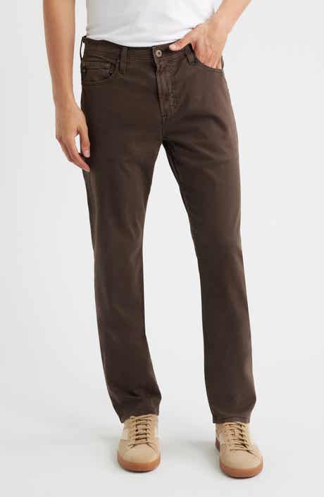 Everett Stretch Sateen Slim Straight Pants