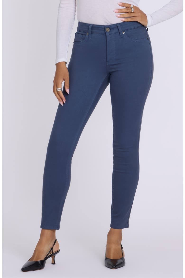 Ami Mid Rise Skinny Jeans, Main, color, JADE BLUE