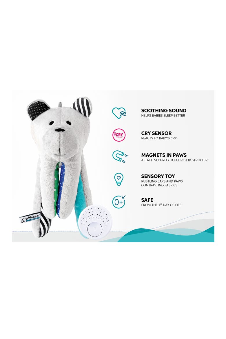 The Humming Bear Soother, Alternate, color, TURQUOISE