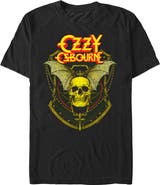 Ozzy Osbourne Men's Ozzy Osbourne Skull & Shield Logo Graphic T-Shirt