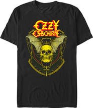 Ozzy Osbourne Mens Ozzy Osbourne Skull & Shield Logo T Shirt