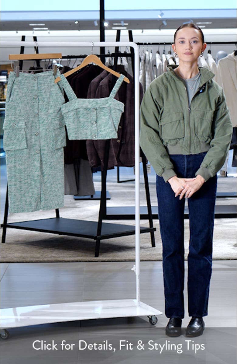 Roland Tweed Crop Top & Pencil Skirt Set, sales video thumbnail