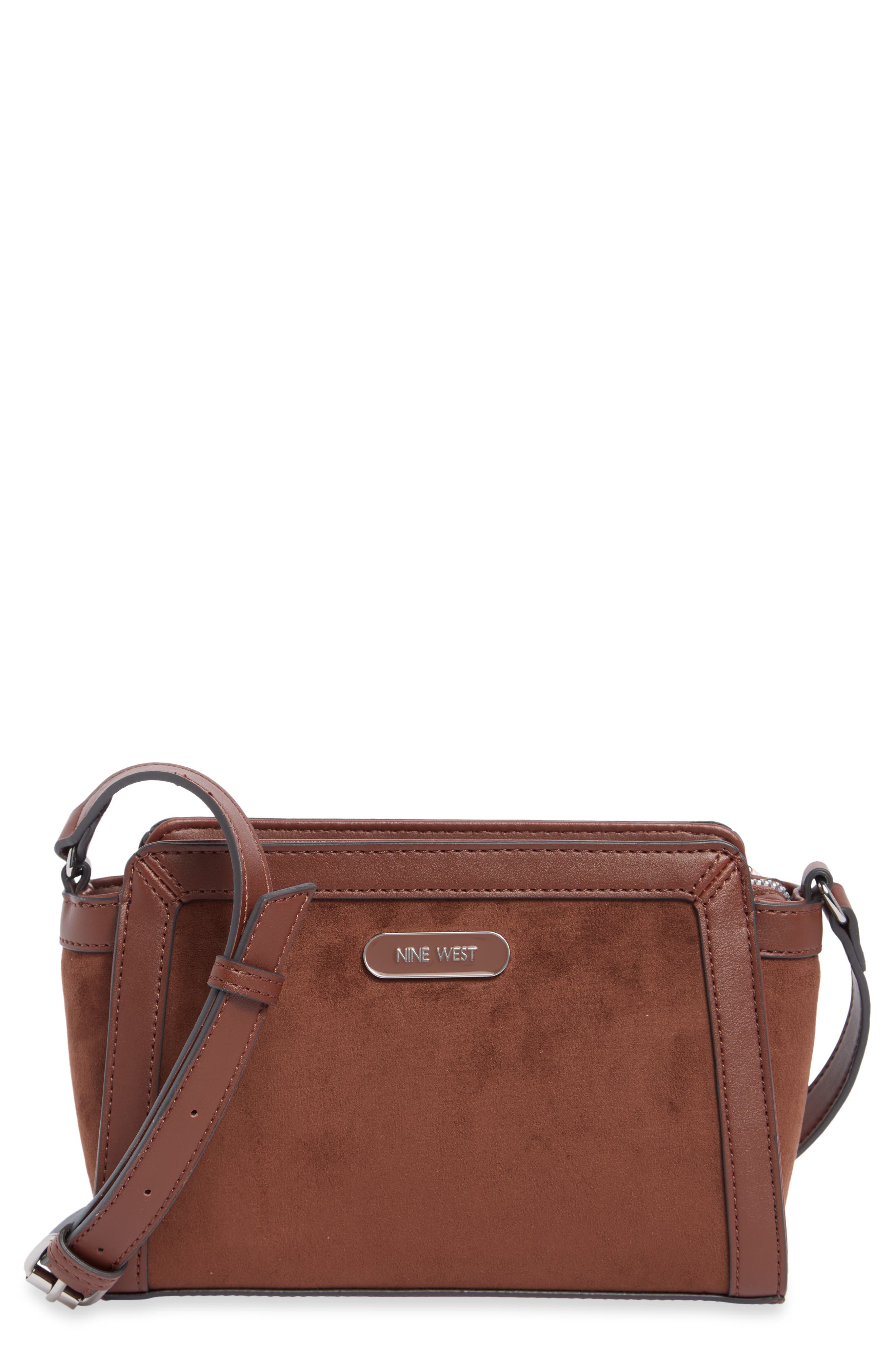 Aziel Crossbody Bag, Main, color, MAHOGANY