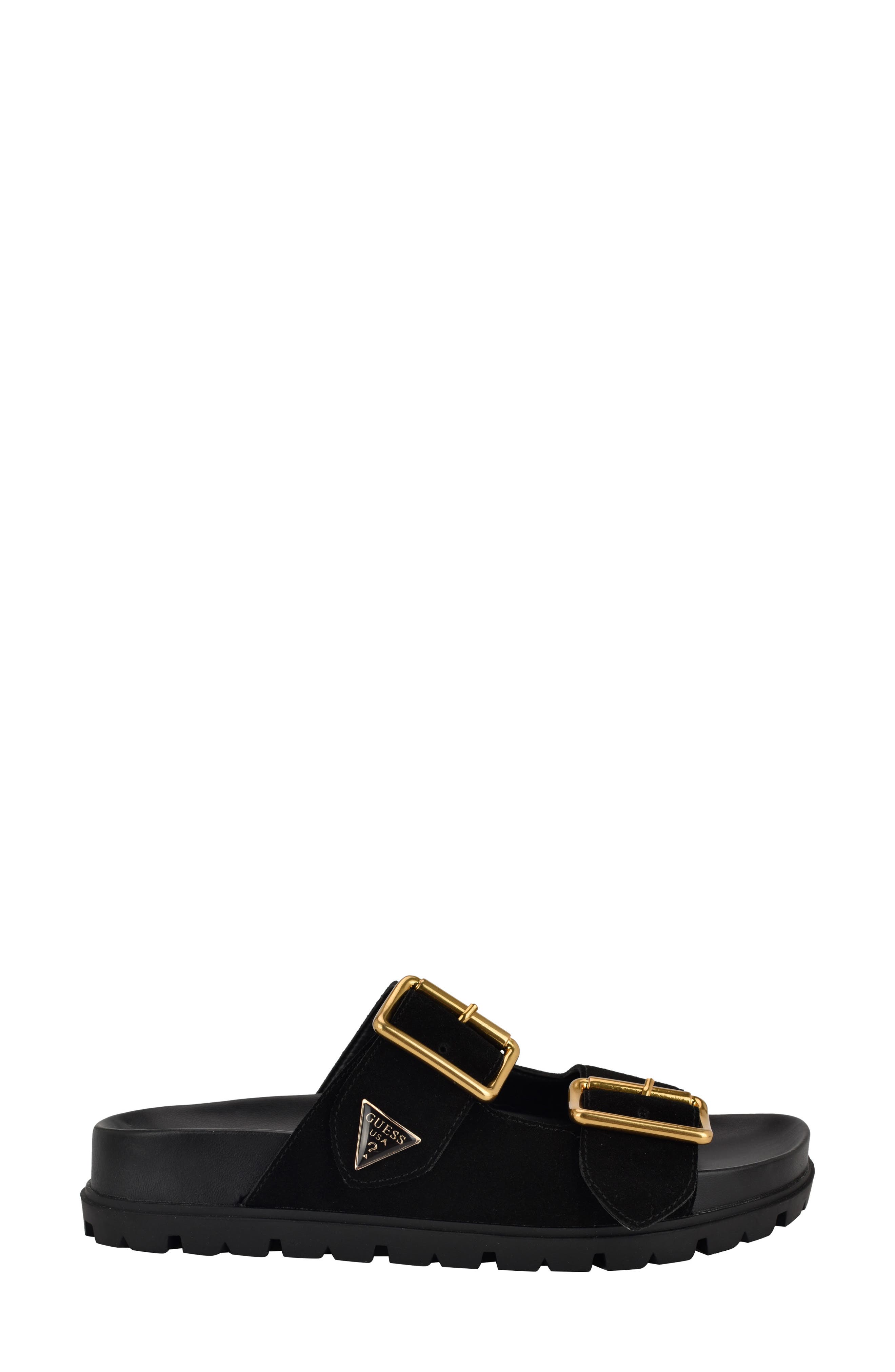 GUESS Fasten Sandal, Alternate, color, Black