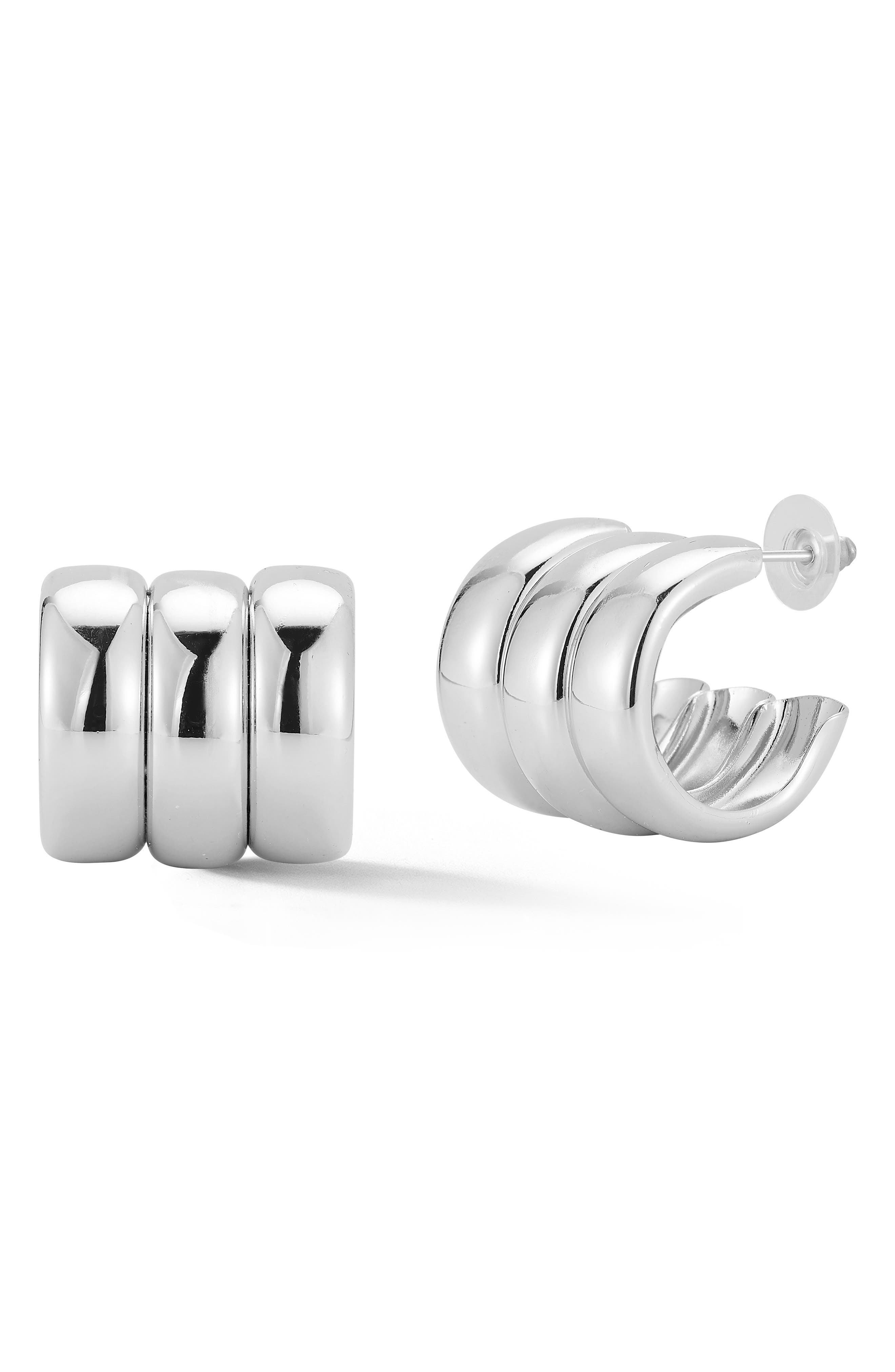 GLAZE JEWELRY Triple Hoop Earrings
