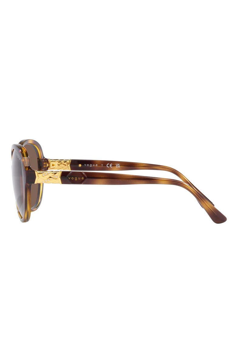 VOGUE 57mm Butterfly Sunglasses, Alternate, color, 
