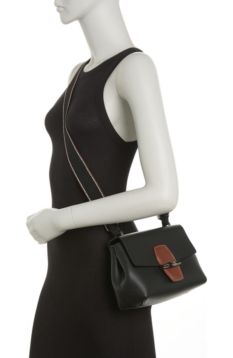 Longchamp Roseau Leather Crossbody Tote, Alternate, color,