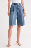 Democracy Relaxed Pleated Bermuda Shorts