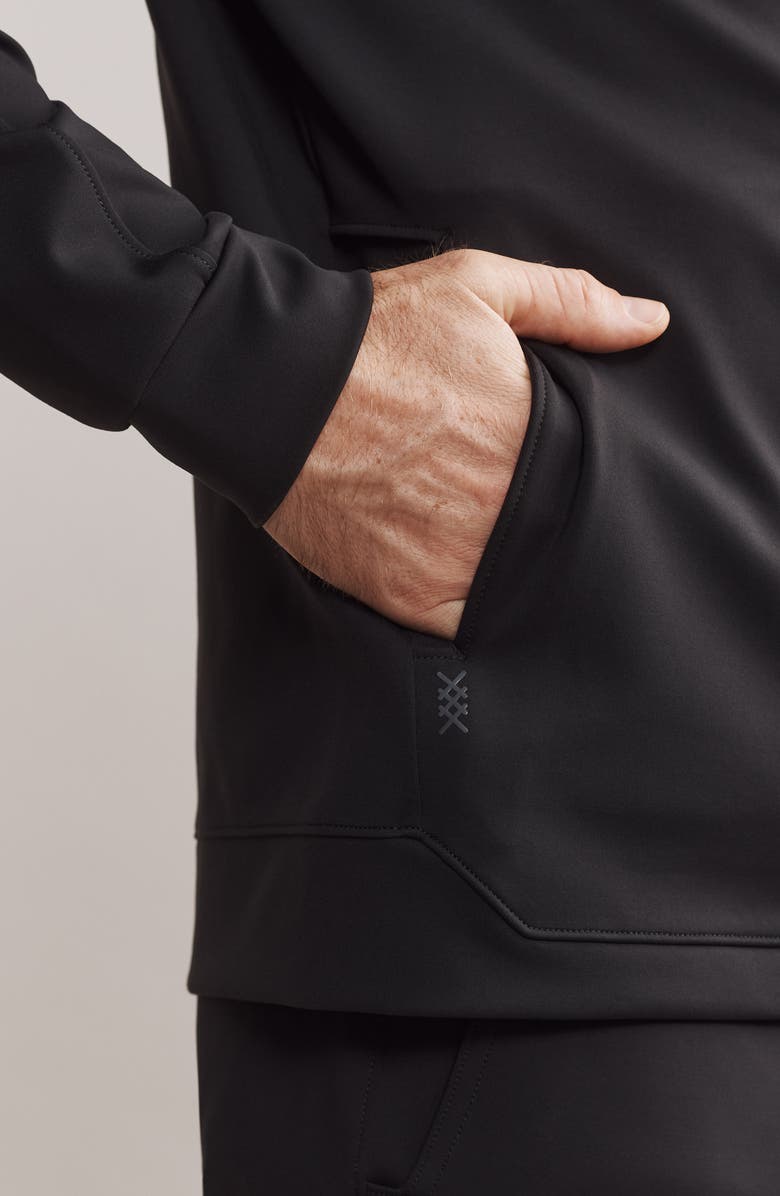 Rhone Spar V2 Zip Hoodie, Alternate, color, Black