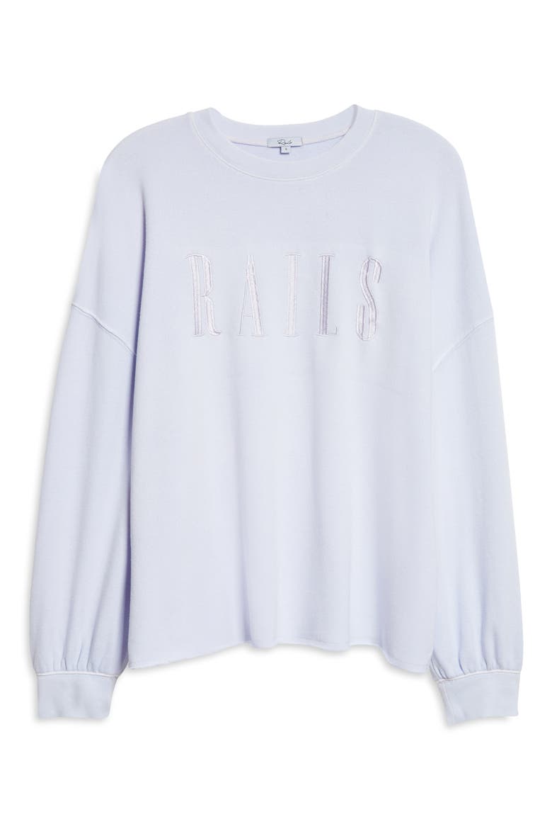 Signature Sweatshirt, Alternate, color, LAVENDER LOGO EMBROIDERY