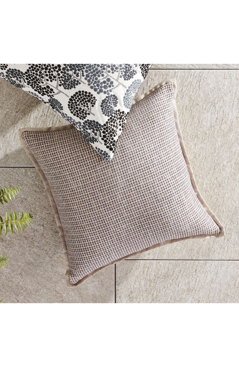 Napa Home & Garden Sasha Square Indoor-Outdoor Pillow 20", Alternate, color, Gray