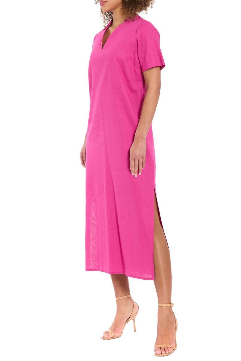 V-Neck Maxi Dress, Alternate, color, ROSE VIOLET