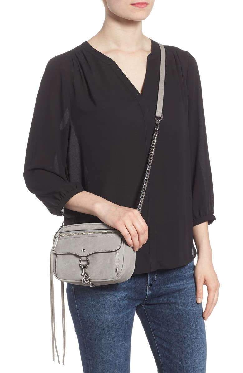 Rebecca Minkoff Blythe Leather Crossbody Bag, Alternate, color,
