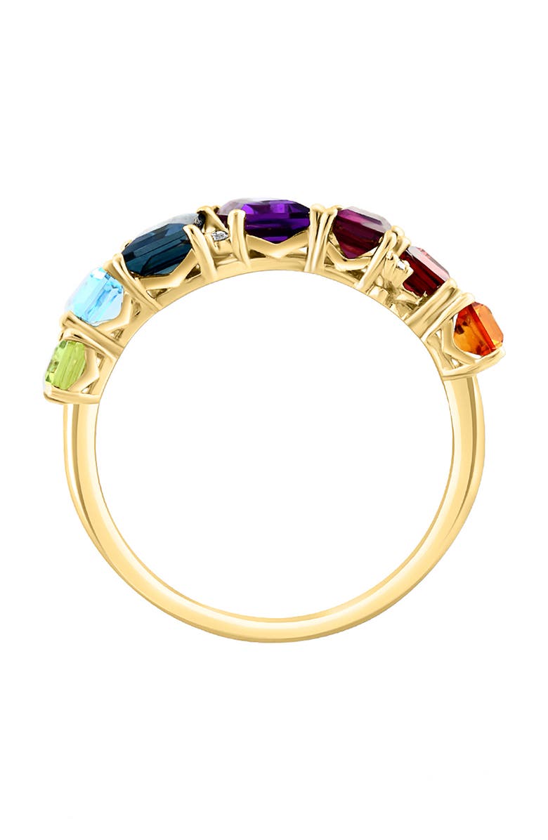 EFFY 14K Yellow Gold Baguette Stone Diamond Accent Ring - 0.02 ctw, Alternate, color, Yellow Gold/ Multi