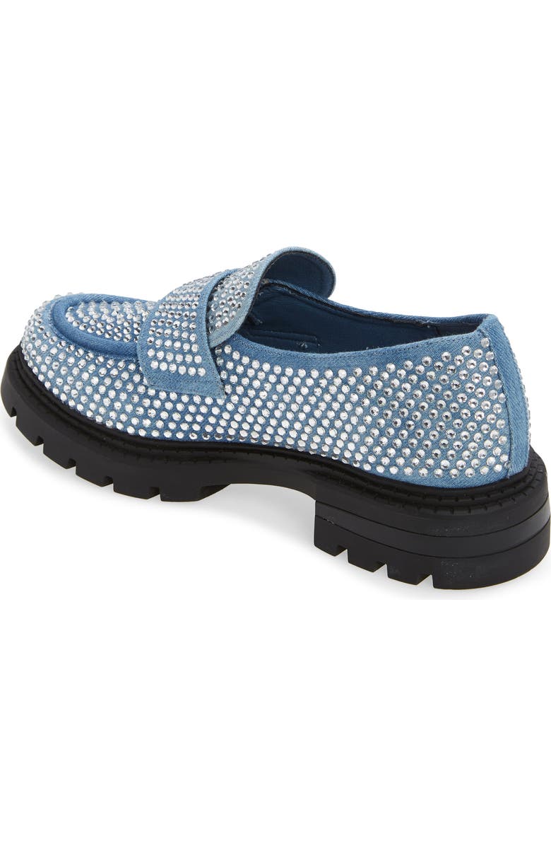 AZALEA WANG Thumper Denim Loafer, Alternate, color,