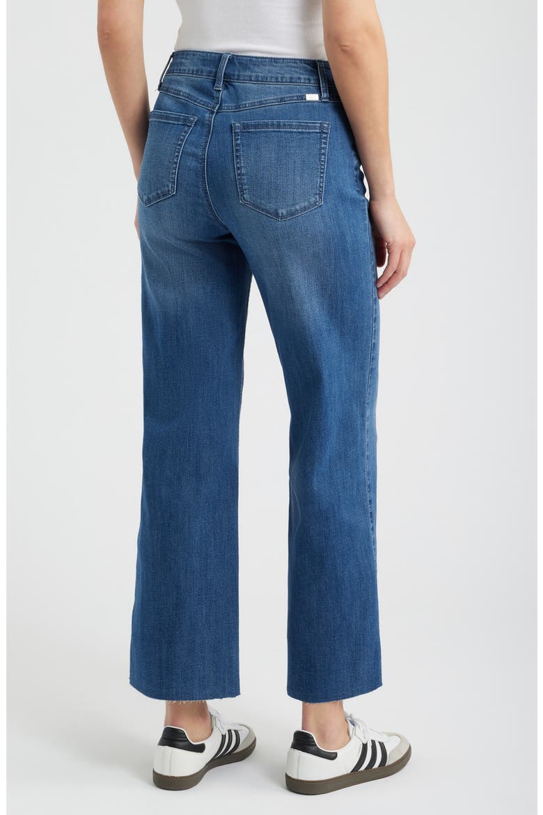 Slim Mid Rise Wide Leg Jeans, Alternate, color, OLIVE
