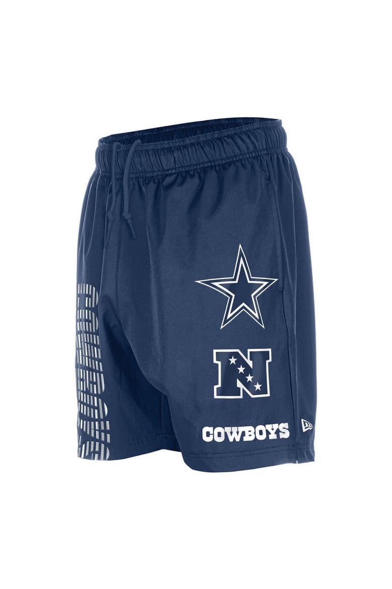 Men's New Era  Navy Dallas Cowboys Match Shorts, Alternate, color, Navy