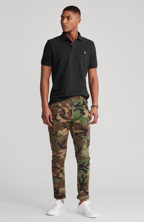 Polo Ralph Lauren Polo Pony-embroidered Polo Shirt In Black