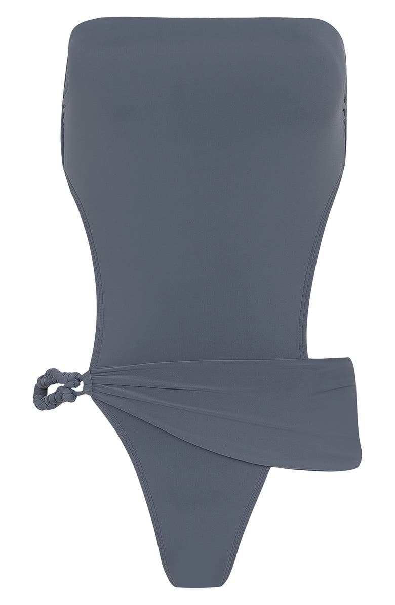 ViX Paula Hermanny Solid Holly One-Piece Swimsuit, Alternate, color, Blue