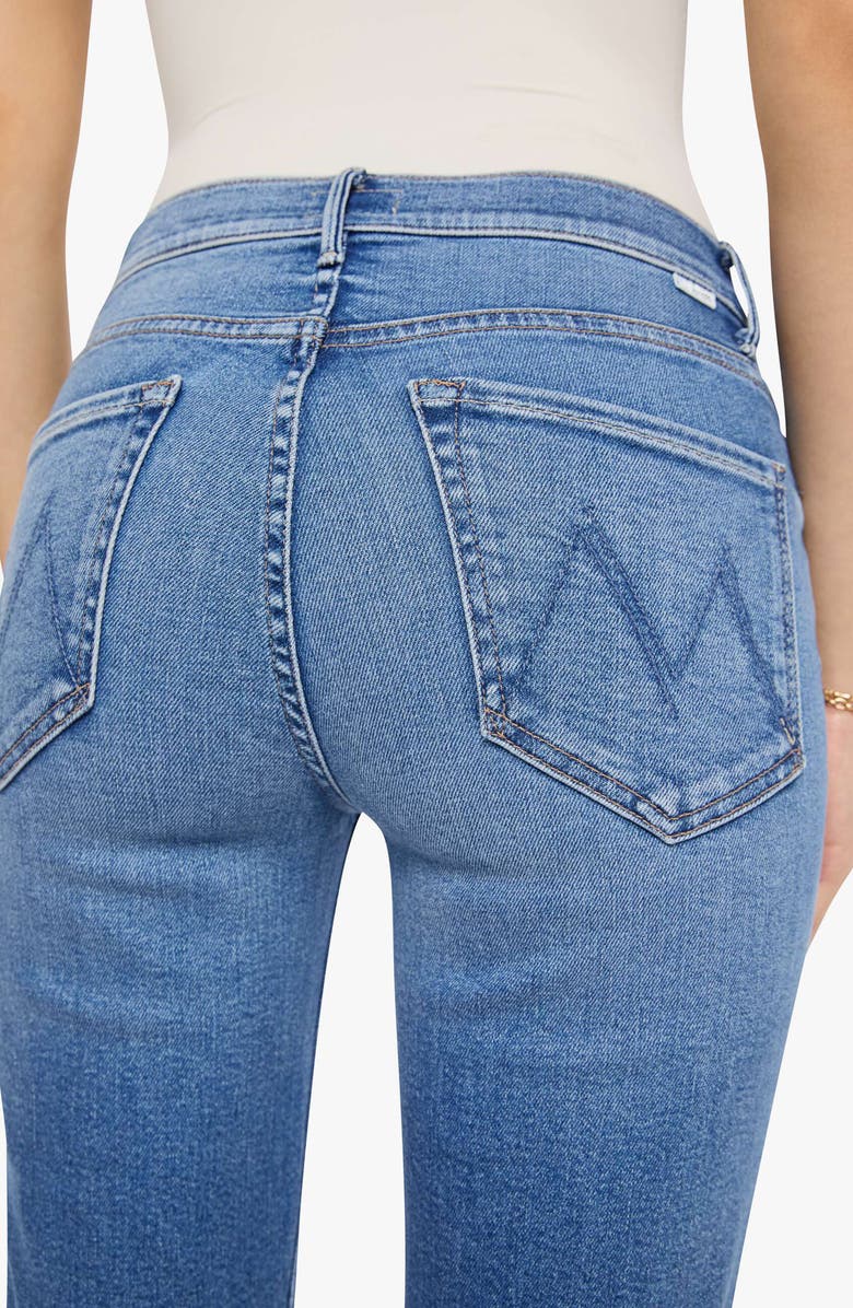MOTHER The Outsider Sneak Mid Rise Bootcut Jeans, Alternate, color, 