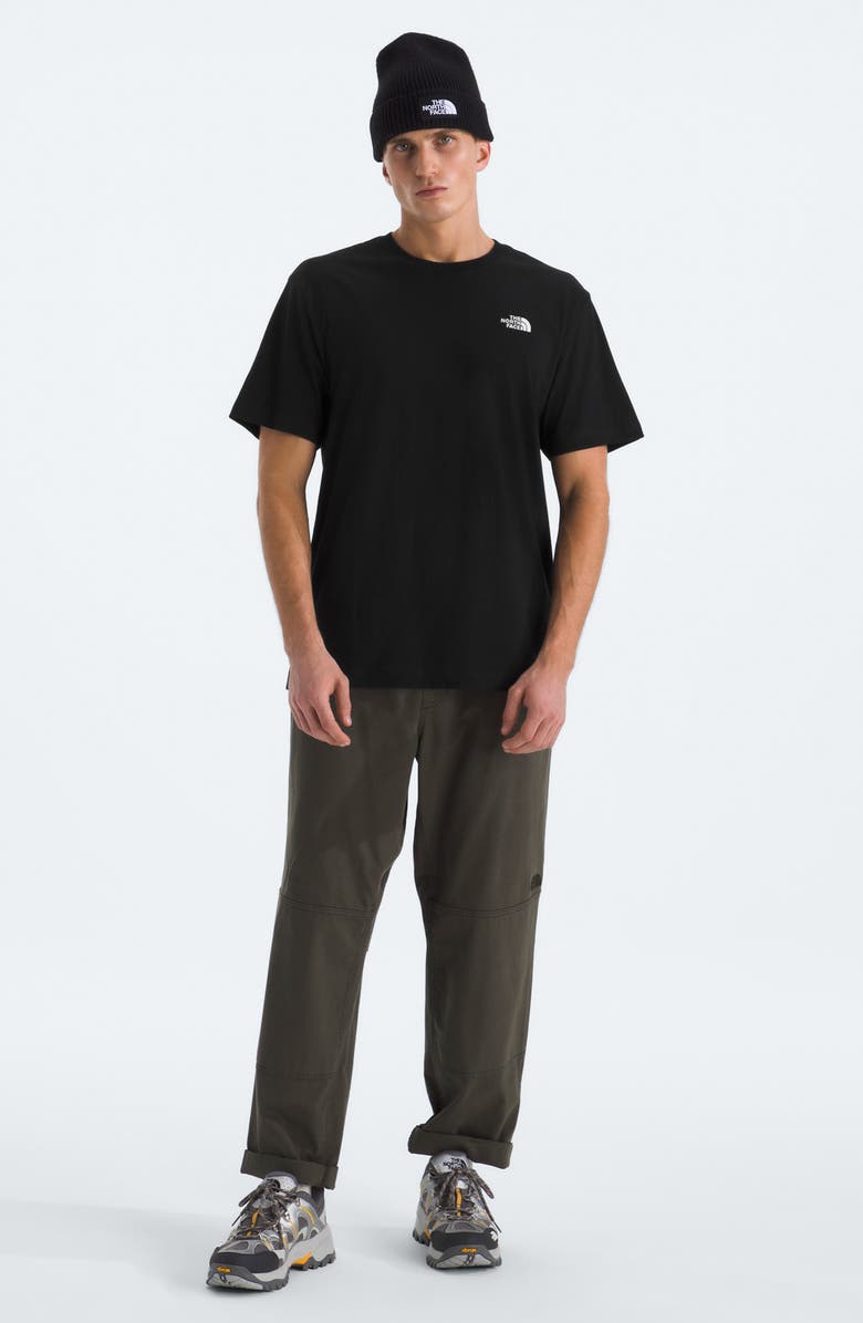 The North Face Evolution Logo Cotton T-Shirt, Alternate, color, Tnf Black