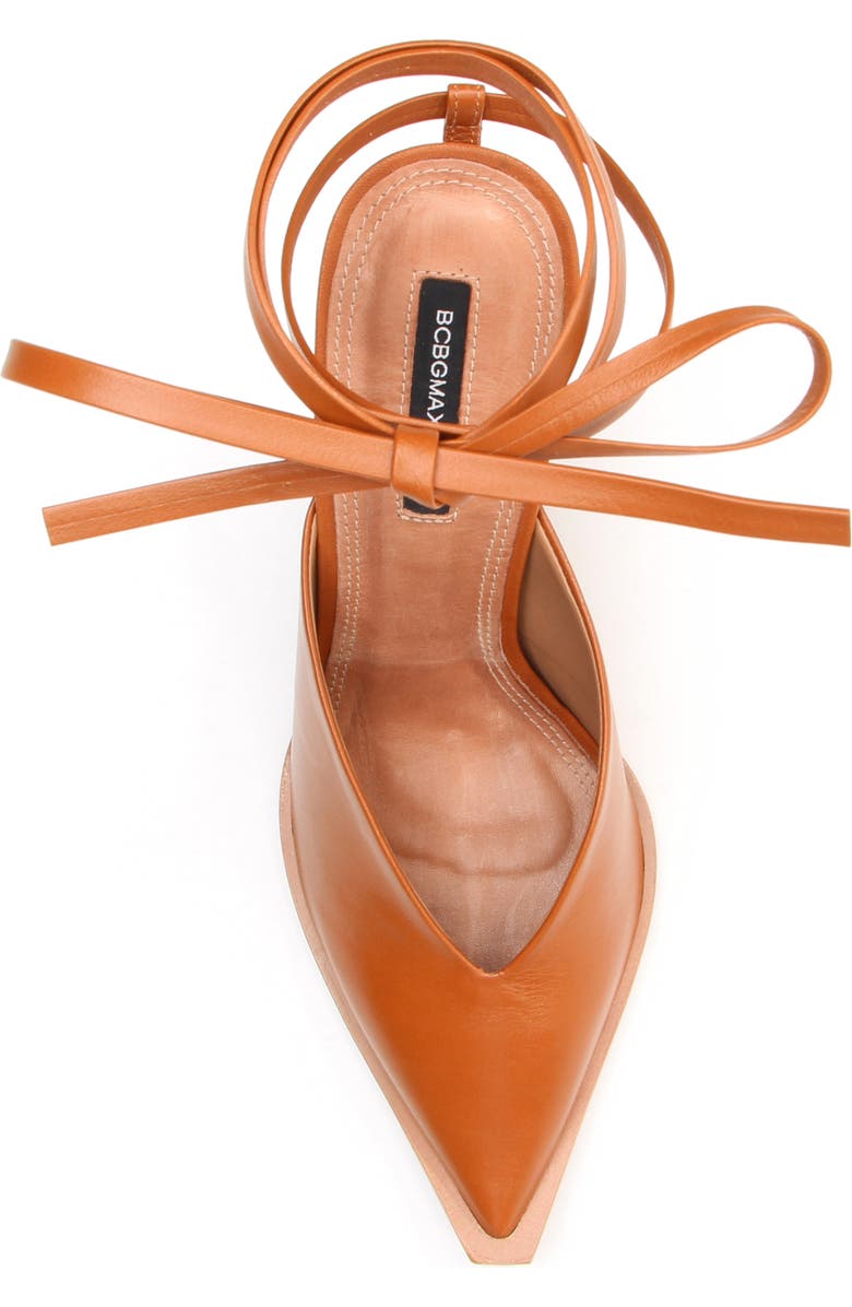 BCBGMAXAZRIA Leonor Ankle Wrap Pointed Toe Pump, Alternate, color,