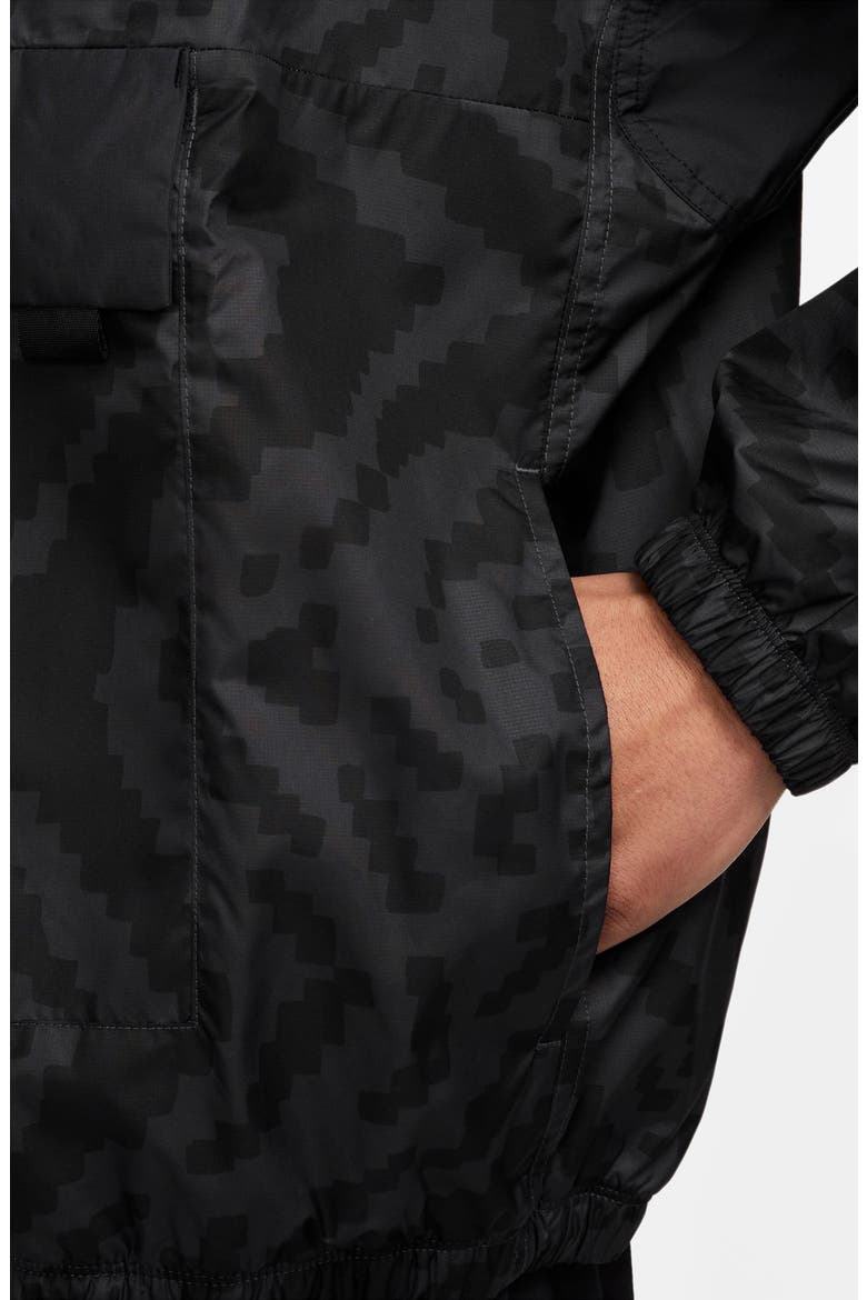 Air Half Zip Jacket, Alternate, color, ANTHRACITE/ BLACK
