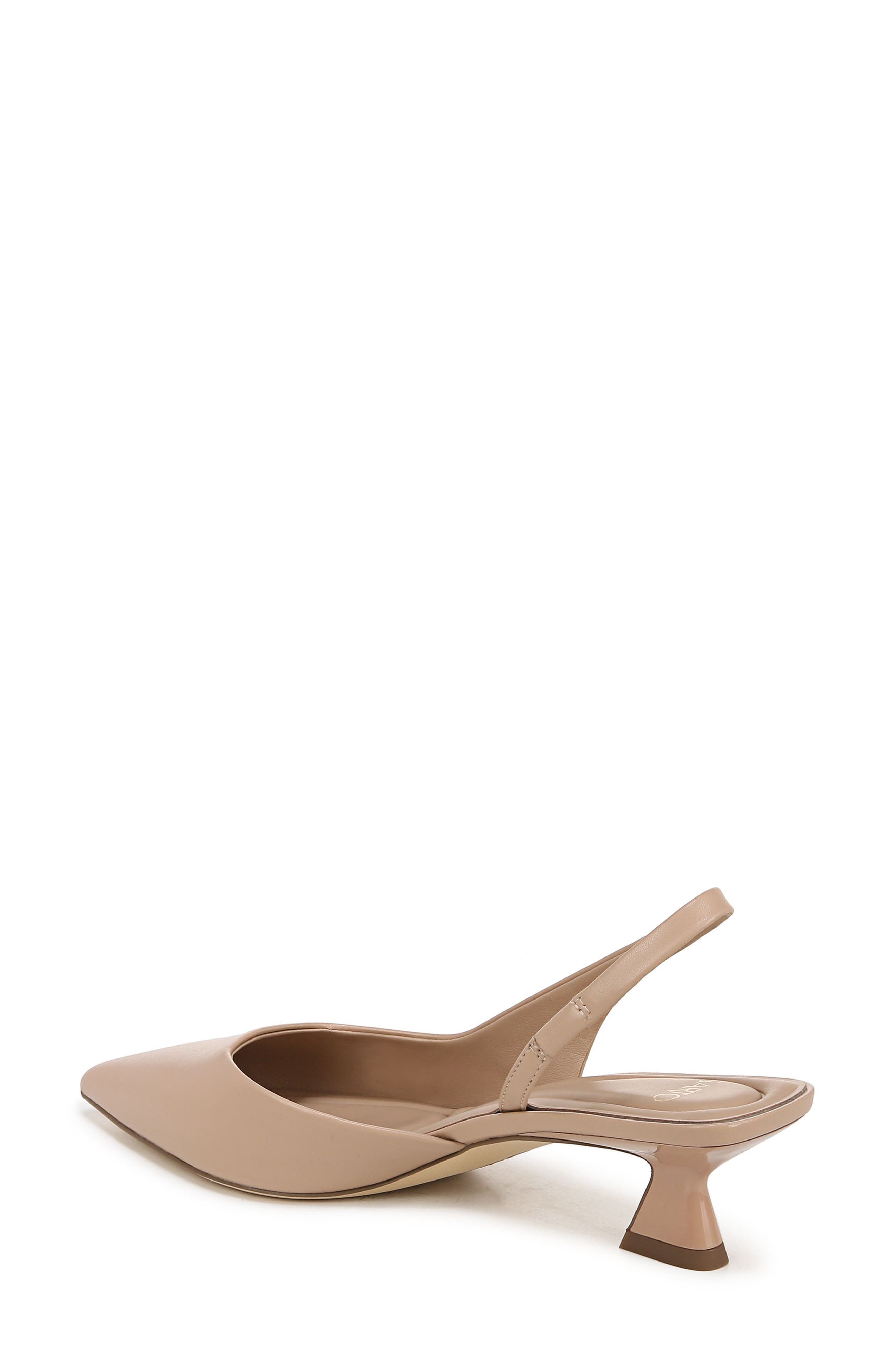 Devin Kitten Heel Slingback Pump, Alternate, color, SAND