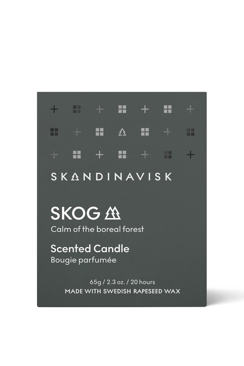 SKOG Scented Candle 65g, Alternate, color, Green