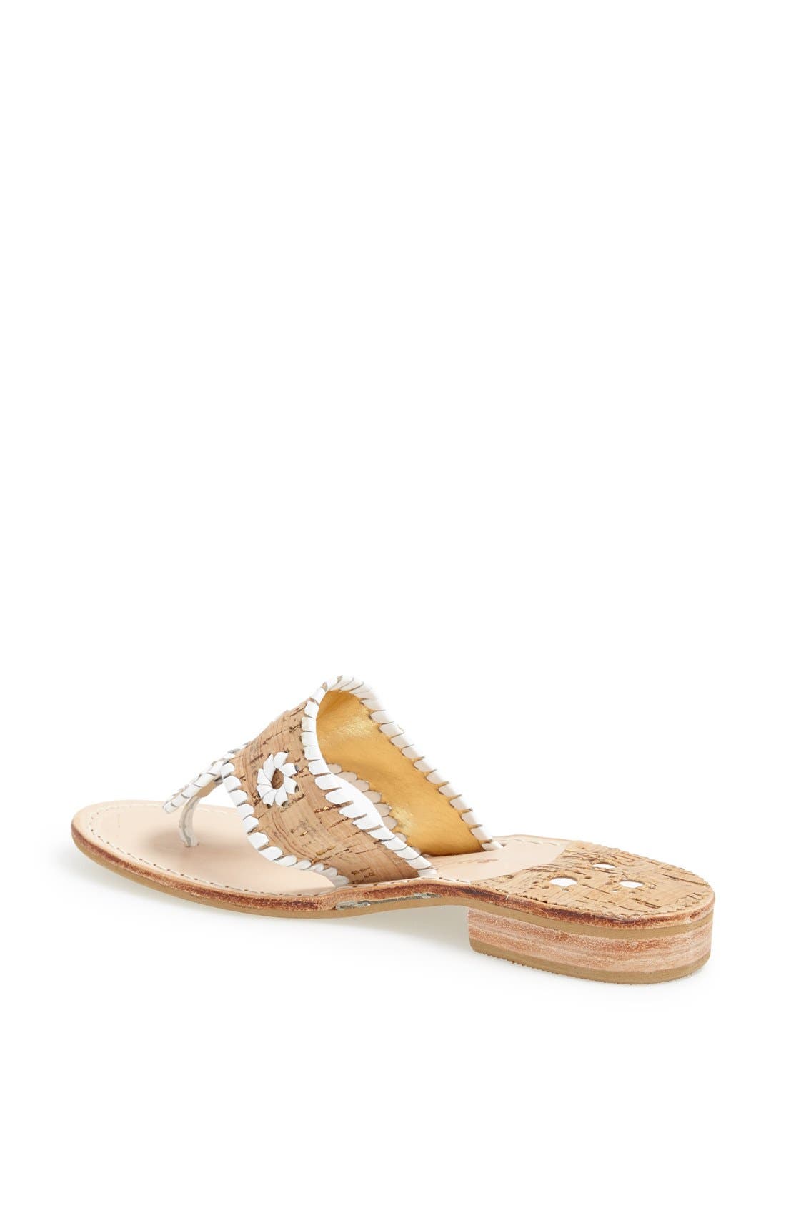 PALERMO SANDAL, Alternate, color, CORK/ WHITE
