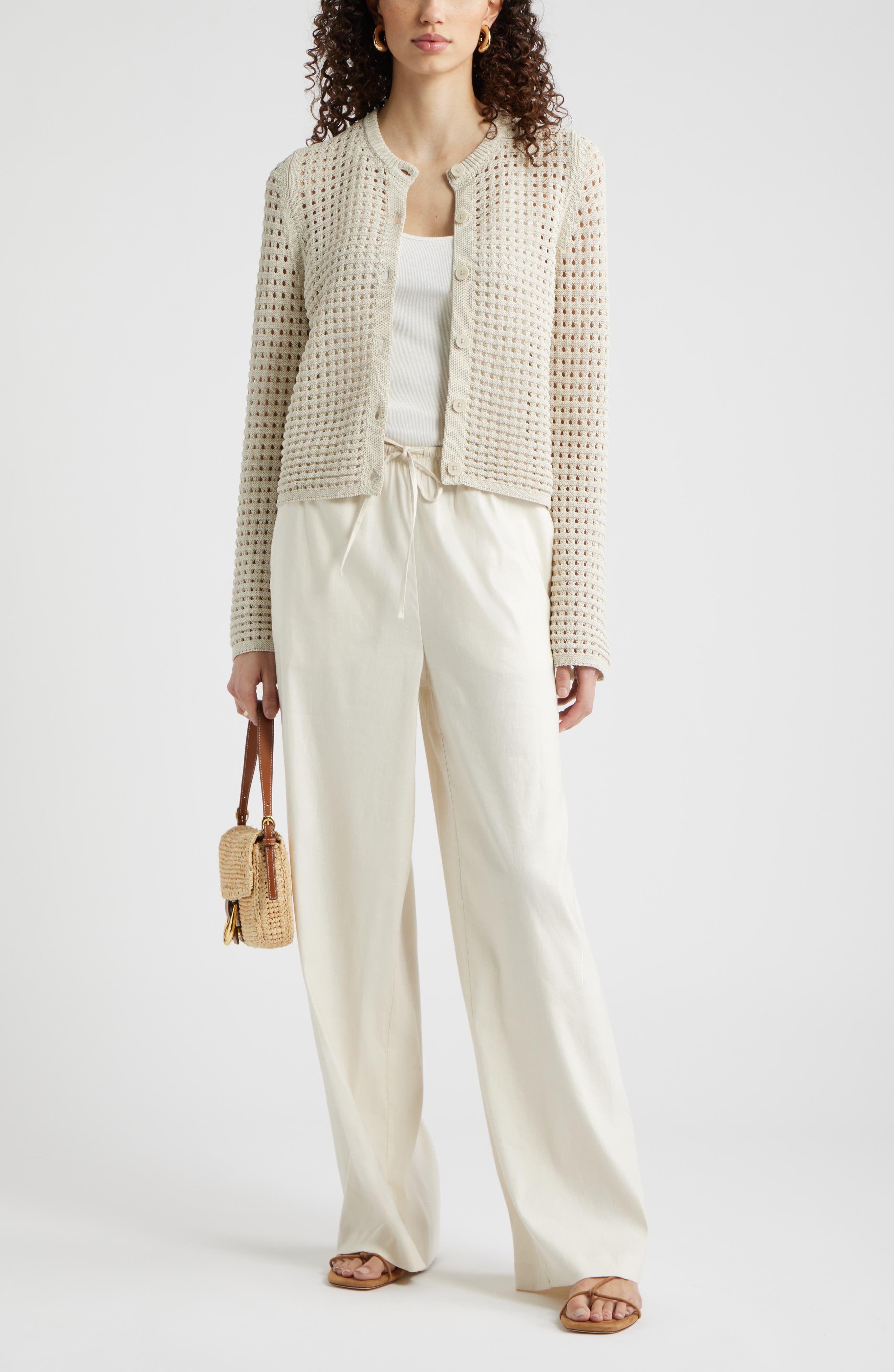 Mesh Stitch Cardigan - image 4