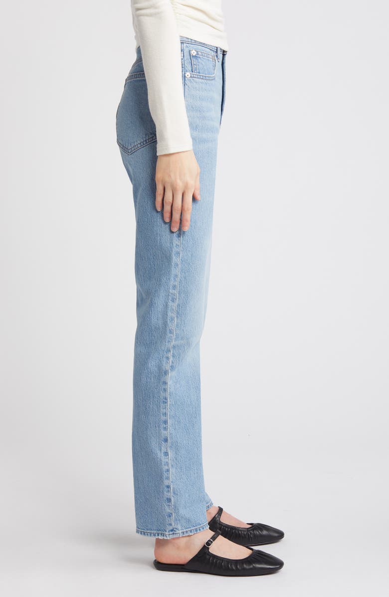 Madewell The '90s High Waist Straight Leg Jeans, Alternate, color,