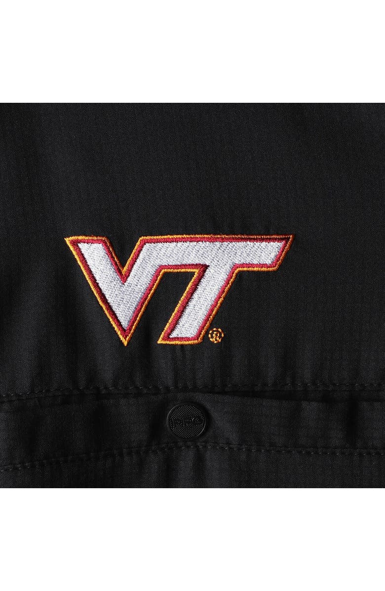 Columbia Men's Columbia Black Virginia Tech Hokies PFG Tamiami Omni-Shade Button-Down Shirt, Alternate, color, 