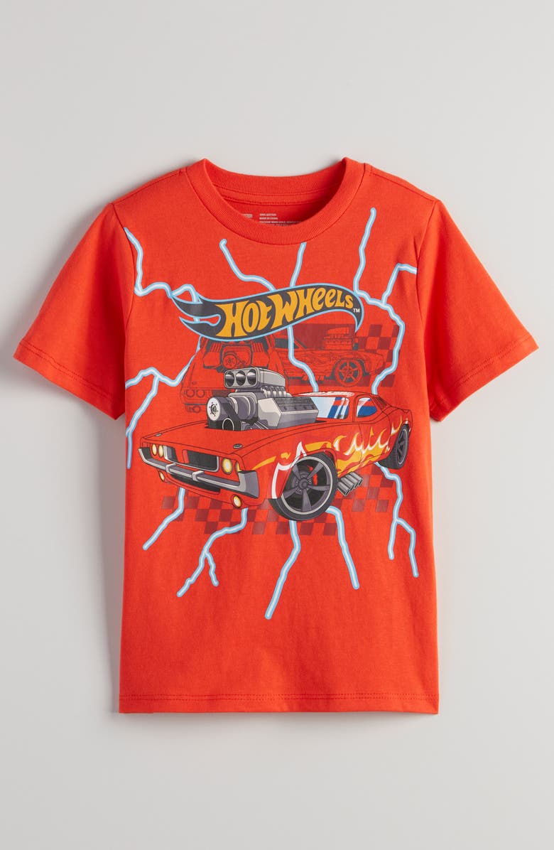 Tucker + Tate Kids' Hot Wheels<sup>®</sup> Graphic T-Shirt, Main, color, Orange Ice Hot Wheels
