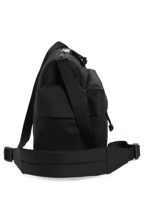 Balenciaga Small Explorer Multipocket Canvas Weekend Bag In Black