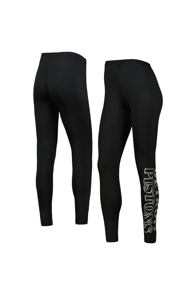 Women's G-III 4Her by Carl Banks Black Detroit Pistons Stadium Leggings, Main, color, Black