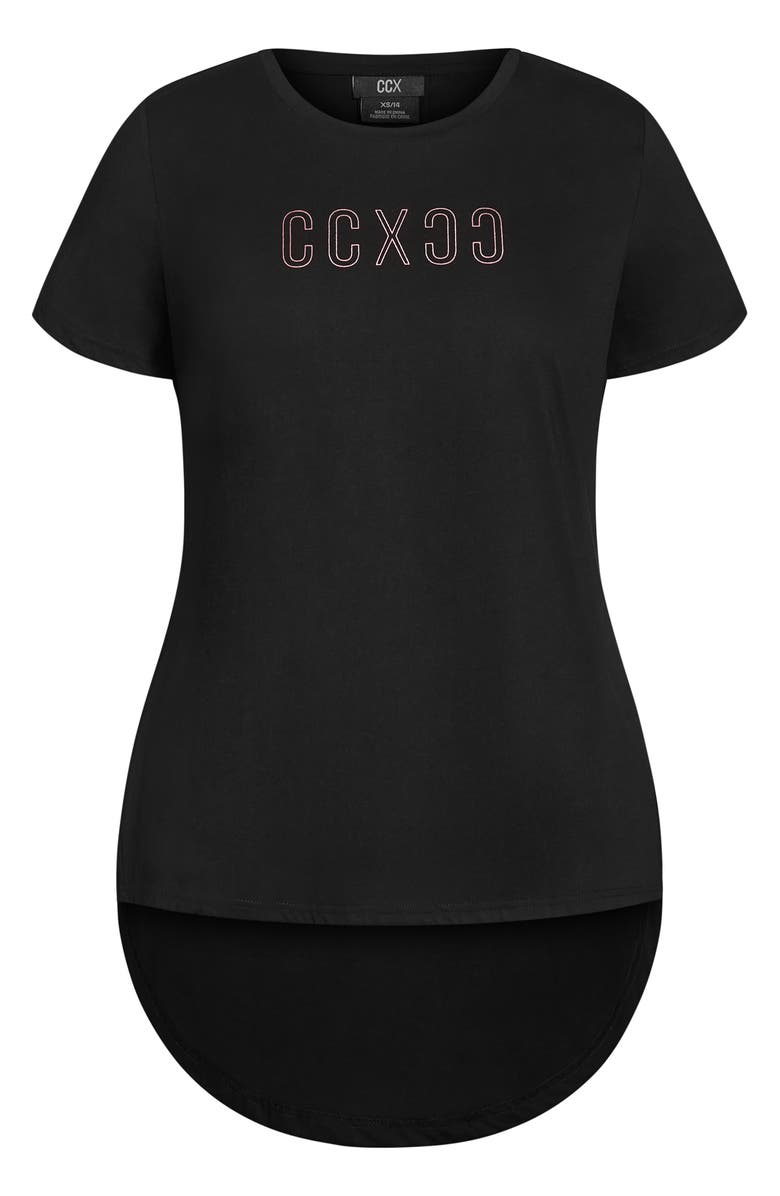 City Chic Allison Logo Graphic Tee, Alternate, color, 