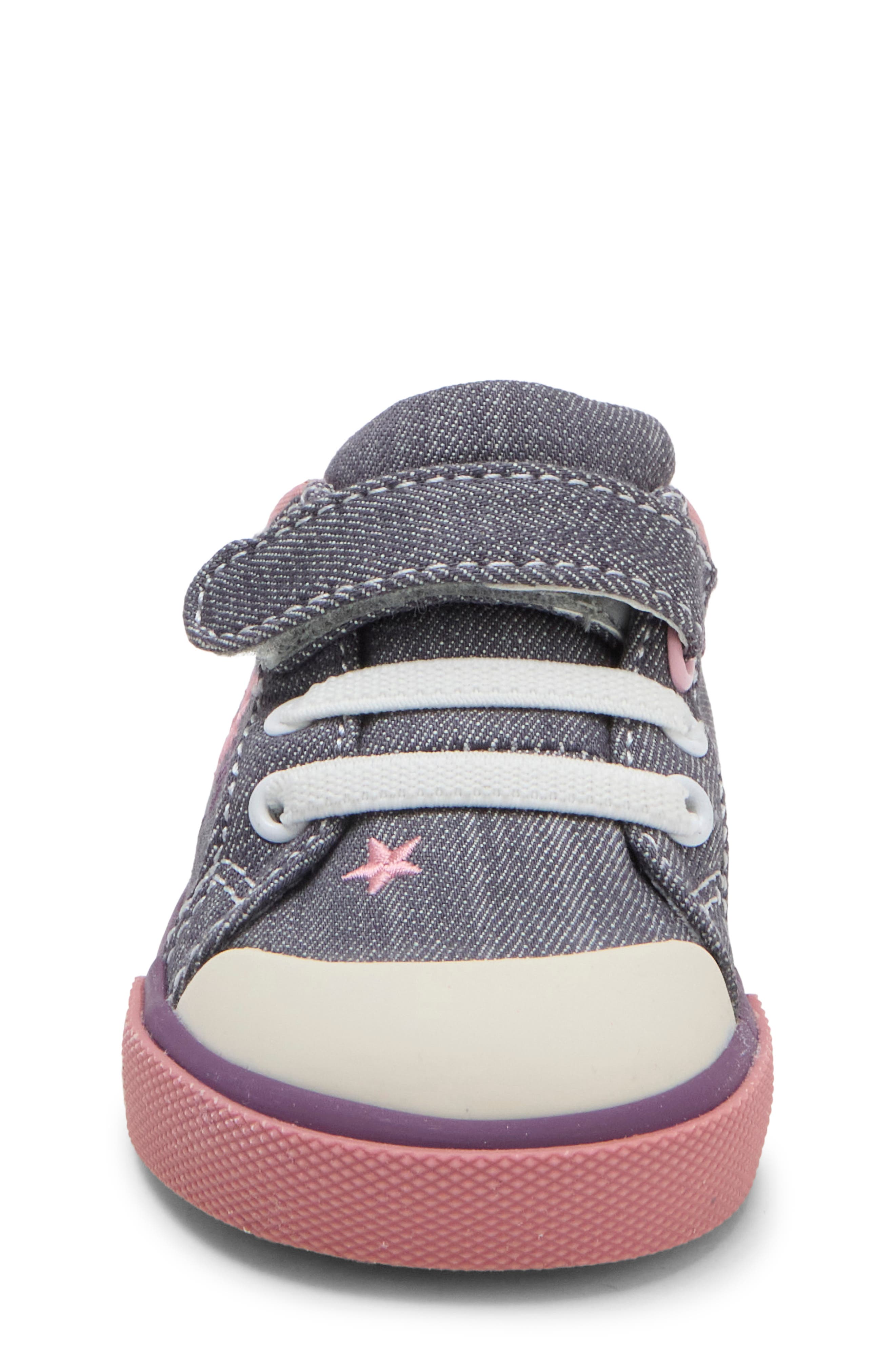 Kids' Kristin Sneaker, Alternate, color, GRAY DENIM/ STARS