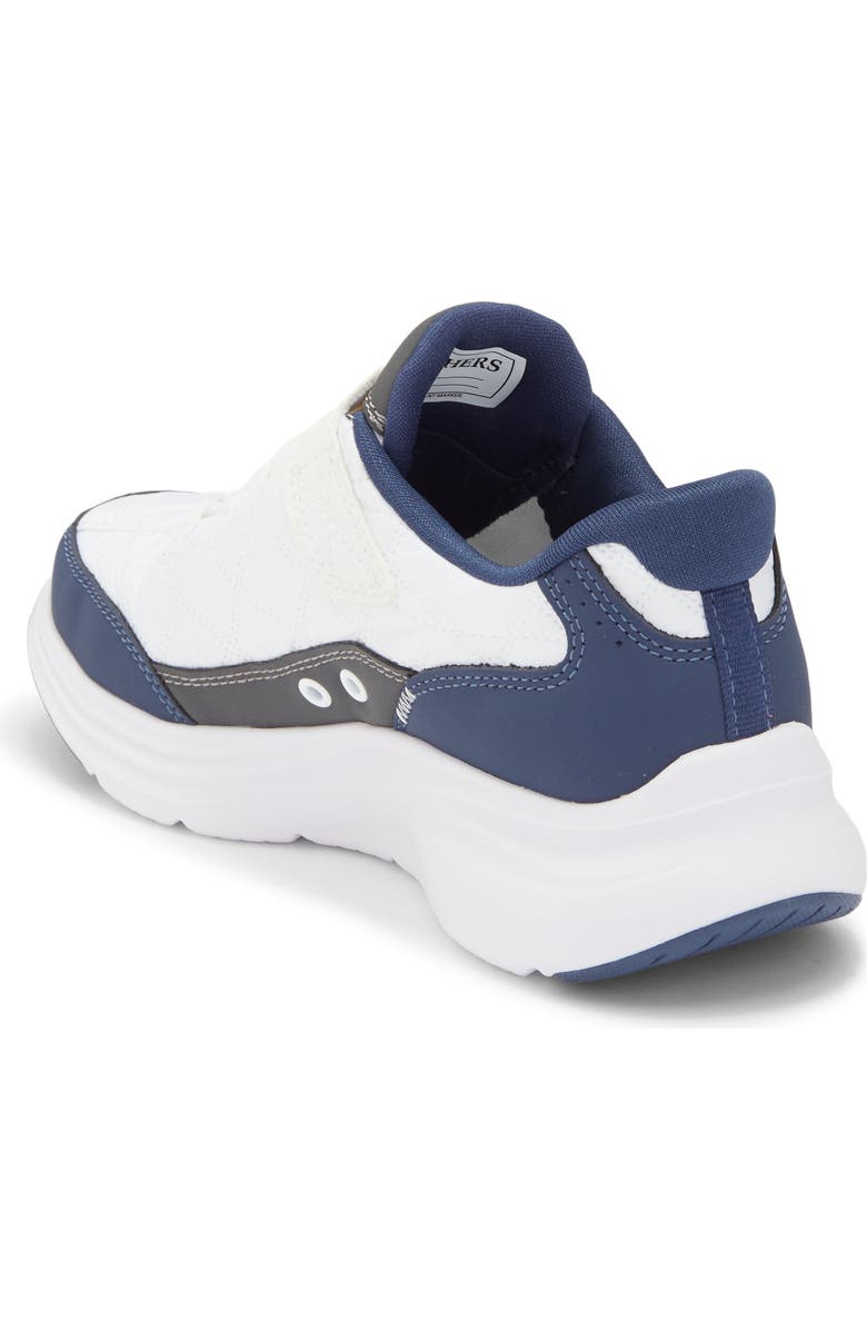 SKECHERS Kids' Contour Foam Sneaker, Alternate, color, White/ Navy