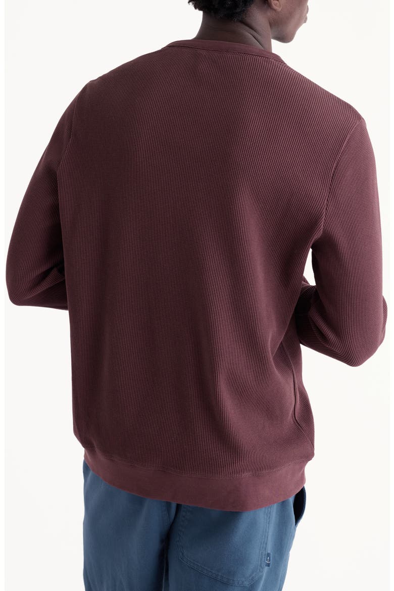 Brigantine Waffle Organic Cotton Henley T-shirt, Alternate, color, TIMBER