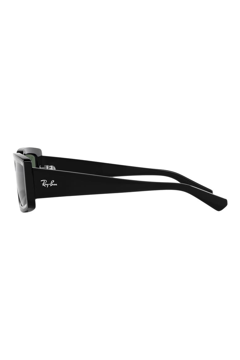 Kiliane 54mm Pillow Sunglasses, Alternate, color, BLACK