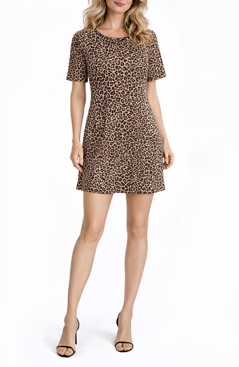 Lucy Print Trapeze Dress