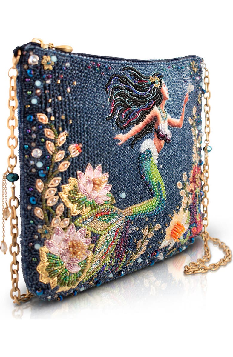 Mary Frances Accessories Mermaid Magic Crossbody Handbag, Alternate, color,