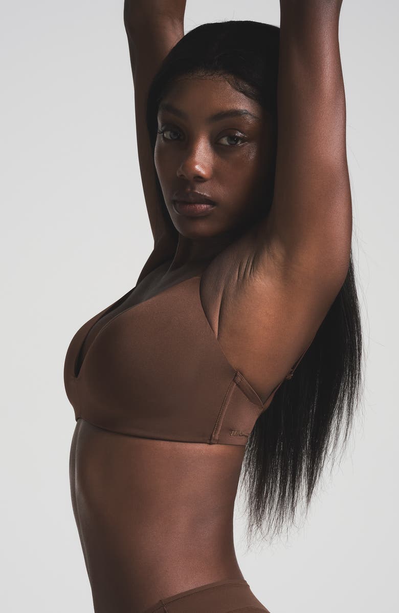 SKIMS Wireless Form T-Shirt Bra, Alternate, color, Cocoa