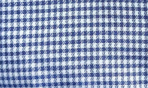Tailorbyrd Trim Fit Dobby Mini Gingham Non-iron Stretch Dress Shirt In Navy